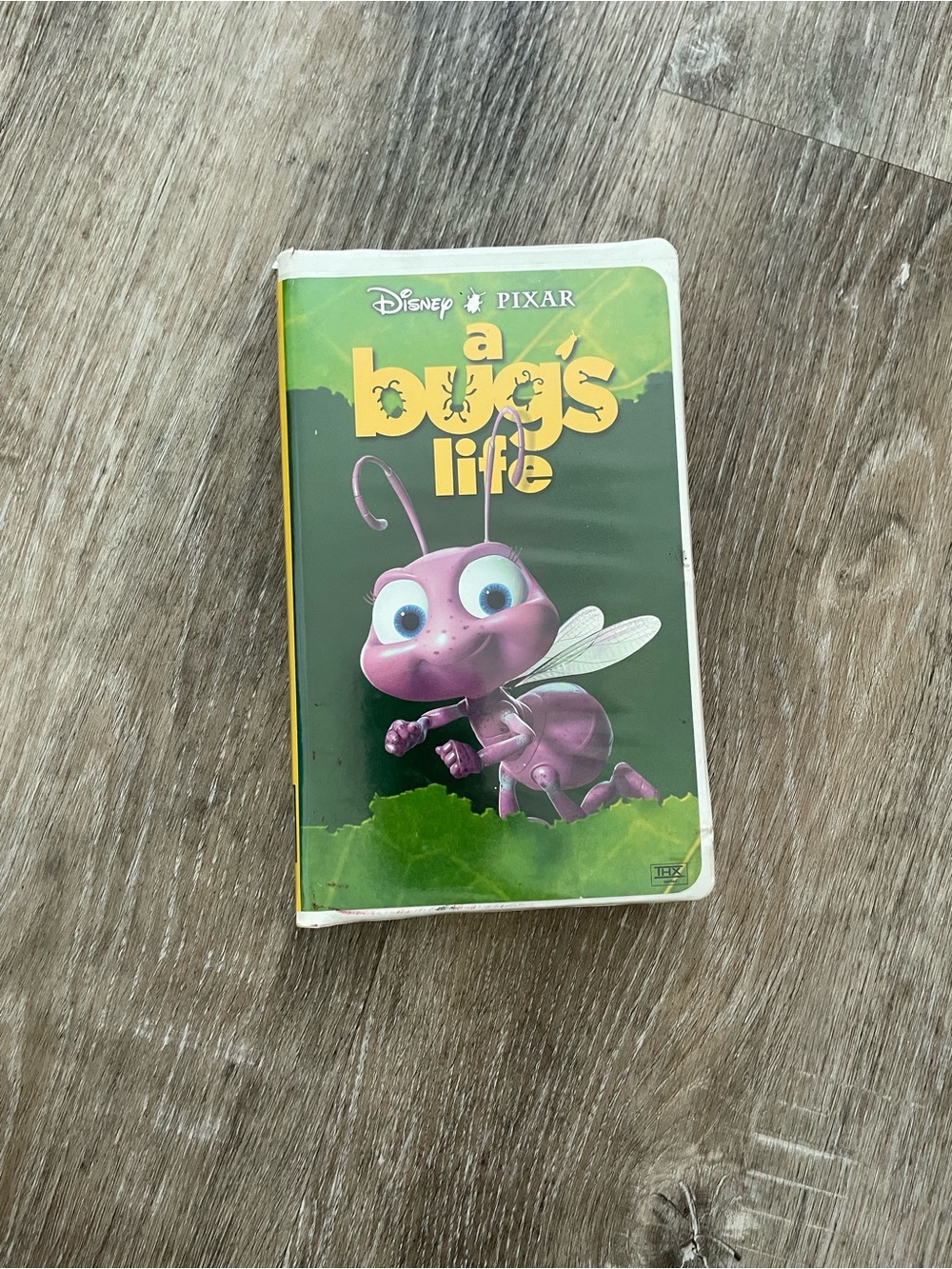 Disney Pixar "A Bug's Life" VHS Tape - Green & Purple Cover